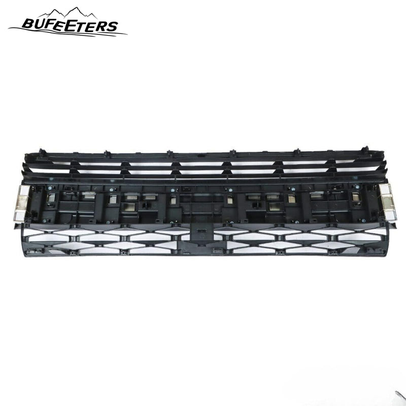 BUFEETERS  Front Bumper Center Grille Fit For 2014 2015 2016 2017 2018 2019 2020 Toyota 4Runner Limited,Mesh Style,Chrome＆Black