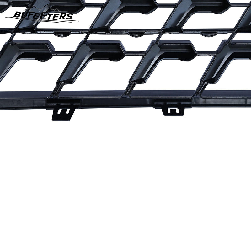 BUFEETERS Front Upper Grille Fit For 2014 2015 2016 2017 2018 2019 2020 2021 2022 LEXUS GX460,Mesh Style,Black W/Chrome Frame