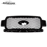 BUFEETERS  Front Upper Grille Grill Assembly Fit For 2018 2019 2020 Ford F-150,Honeycomb Style,Gloss Black