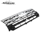 BUFEETERS   Front Bumper Upper Grille Fit For 2018 2019 Ford Explorer XLT,Factory Style,Chrome&Black