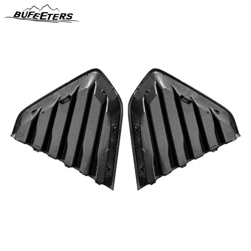 BUFEETERS  5Pcs Complete Front Bumper Grille Kit With Fog Lamp Cover Fit For 2020 2021 2022 2023 2024 Cadillac CT4,Factory Style,Chrome&Black