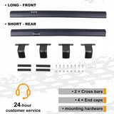 BUFEETERS   Roof Rack Cross Bars Fit For 2021 2022 2023 2024 Toyota Sienna,Black,220 lbs