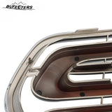BUFEETERS Front Bumper Grille Fit For 2015 2016 2017 2018 2019 Ford Transit 150 250 350,Horizontal Billet Style,Chrome&Black