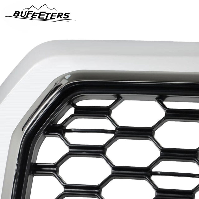 BUFEETERS  Front Radiator Grille Grill Assembly Fit For 2018 2019 2020 Ford F-150,Honeycomb  
 Style,Chrome&Black