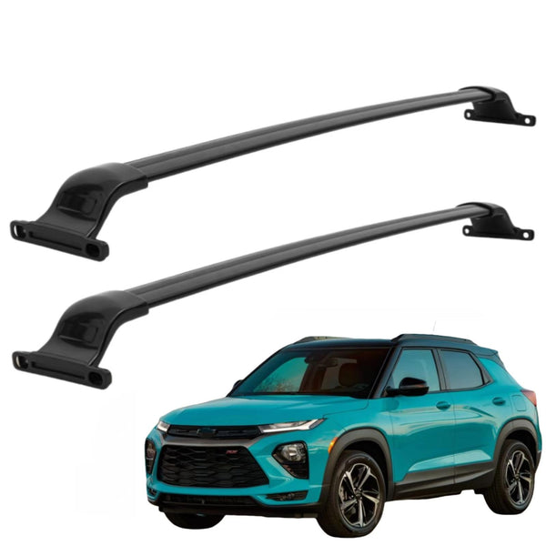 BUFEETERS  Pair Luggage Carrier Roof Rack Cross Bars Fit For 2021-2022 Chevrolet Trailblazer,Black