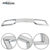 BUFEETERS Front Bumper Fascia Skid Plate Fit For 2019 2020 2021 Chevrolet Silverado 1500,Chrome&Silver