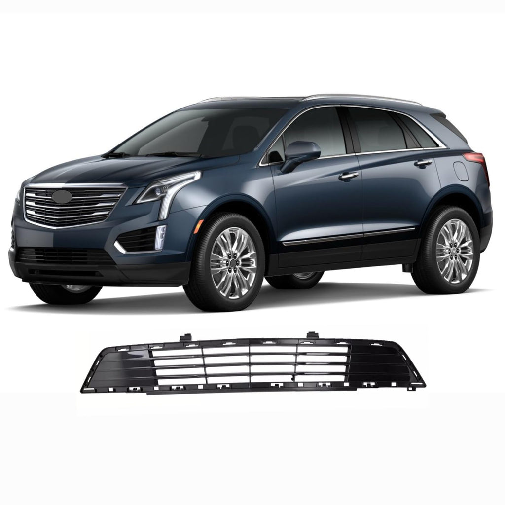 BUFEETERS  Front Bumper Lower Grille Fit For 2017 2018 2019 Cadillac XT5,Mesh Style,Black