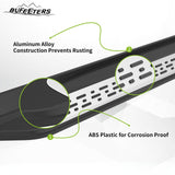 BUFEETERS  Side Step Running Board Nerf Bar Fit For 2014 2015 2016 2017 2018 2019 Toyota Highlander,Factory Style,Black&Silver