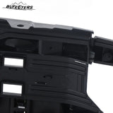 BUFEETERS Front Bumper Upper Grille Fit For 2022 2023 2024 Chevy Silverado 1500,Horizontal Billet Style,Chrome&Black