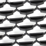 BUFEETERS   Front Bumper Upper Grille Fit For 2016 2017 2018 2019 2020 2021 2022 Cadillac XT5,Diamond Style,Black