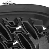 BUFEETERS Front Bumper Upper Grille Fit For 2017 2018 2019 2020 Land Rover Discovery 5,Honeycomb Style,Black