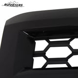 BUFEETERS Front Bumper Upper Grille Fit For 2014 2015 Chevy Silverado 1500,Honeycomb Style,Gloss Black