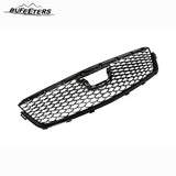BUFEETERS  Front Bumper Upper Grille Cover Fit For 2020 2021 2022 2023 2024 Cadillac CT4,CT4-V Blackwing Style,Gloss Black