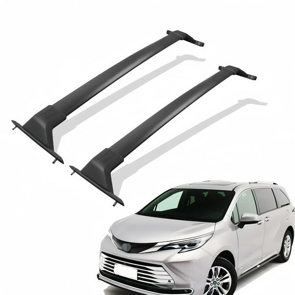 BUFEETERS Pair Roof Rack Cross Bars Cargo Carrier Aluminum Fit For 2021 2022 Toyota Sienna