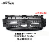 BUFEETERS Front Bumper Upper Grille Fit For 2017 2018 2019 F-250 F-350 F-450 F-550 Super Duty,Platinum Style,J7 Magnetic Metallic&Matte Black