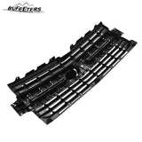 BUFEETERS Front Bumper Upper Grille W/Chrome Trim Fit For 2019 2020 2021 Chevy Silverado 1500,Horizontal Billet Style,Chrome&Black