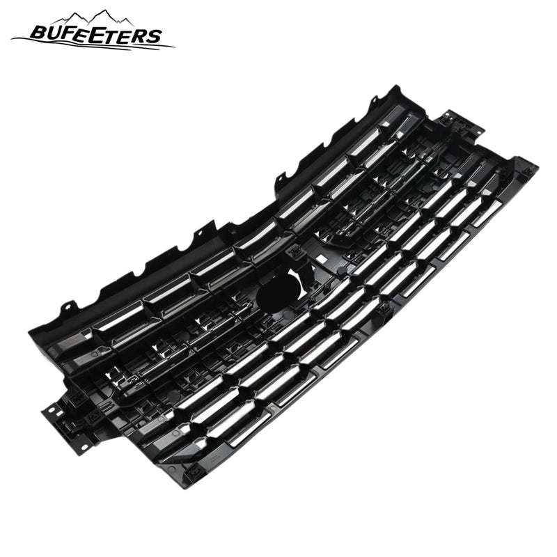BUFEETERS Front Bumper Upper Grille W/Chrome Trim Fit For 2019 2020 2021 Chevy Silverado 1500,Horizontal Billet Style,Chrome&Black