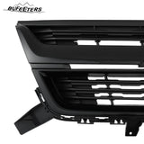 BUFEETERS Front Bumper Upper Grille Fit For 2015 2016 2017 2018 2019 2020 Chevrolet Colorado,Mesh Style,Gloss Black