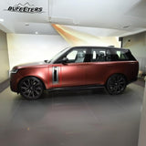 BUFEETERS Door Side Fender Vent Molding Cover Trim Fit For 2013-2022 Land Rover Range Rover Updated To 2023,Black&Silver
