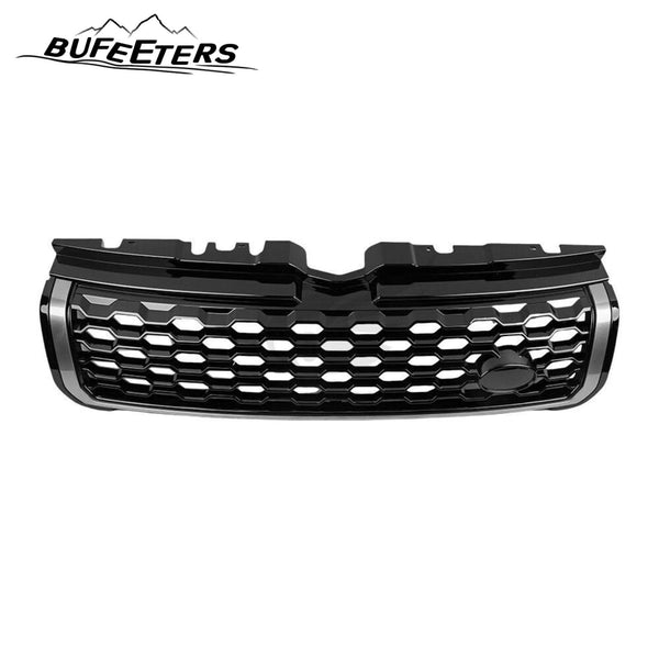 BUFEETERS Front Bumper Upper Grille Fit For 2012 2013 2014 2015 2016 2017 2018 2019 Range Rover Evoque,Gloss Black
