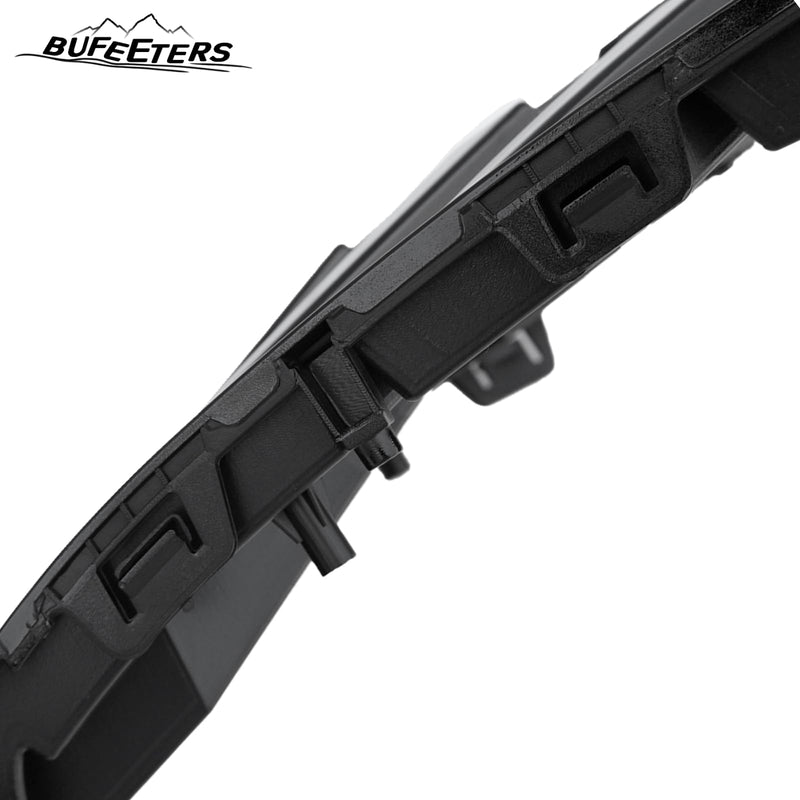 BUFEETERS    Front Bumper Radiator Grille Assembly Fit For 2021 2022 2023 Hyundai Elantra Sedan,Mesh Style,Gloss Black