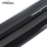 BUFEETERS  Front Bumper Upper Grille Grill & Hood Bulge Fit For 2014 2015 2016 2017 2018 2019 2020 Toyota Tundra,Honeycomb Style,Gloss Black
