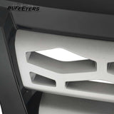 BUFEETERS Front Bumper Upper Grille Fit For 2014 2015 2016 2017 Range Rover Sport,Honeycomb Style,Black&Silver