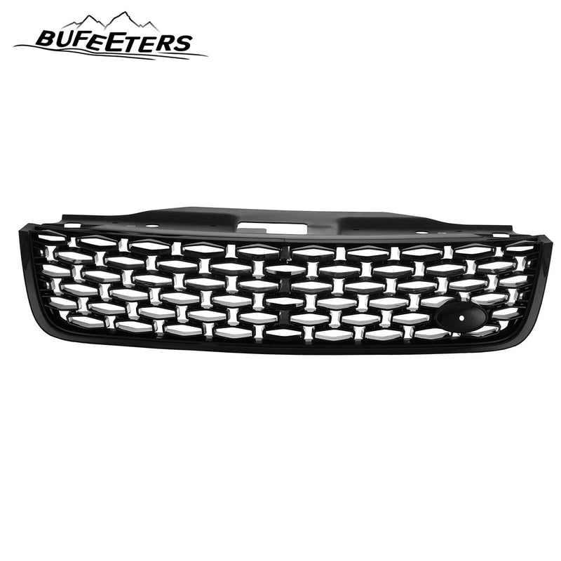 BUFEETERS Front Bumper Upper Grille Fit For 2017 2018 2019 2020 Land Rover Discovery 5,Honeycomb Style,Black