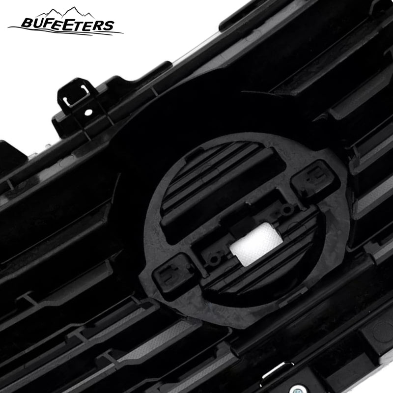 BUFEETERS  Front Bumper Upper Grille Fit For 2016 2017 2018 Nissan Altima Sedan,Mesh Style,Chrome&Black