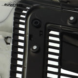 BUFEETERS  Front Bumper Grille Fit For 2009 2010 2011 2012 2013 2014 Ford F150 F-150,Horizontal Billet Style,Silver&Black