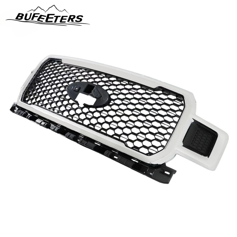 BUFEETERS  Front Radiator Grille Grill Assembly Fit For 2018 2019 2020 Ford F-150,Honeycomb  
 Style,Chrome&Black