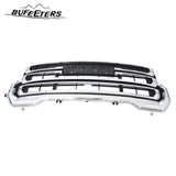 BUFEETERS Front Bumper Upper Chrome Grille Fit For 2020 2021 2022 2023 GMC Acadia,Black & Chrome