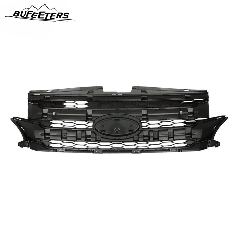 BUFEETERS Front Bumper Upper Grille Grill Mounting Panel Fit For 2011 2012 2013 2014 Ford Edge,Factory Style,Black