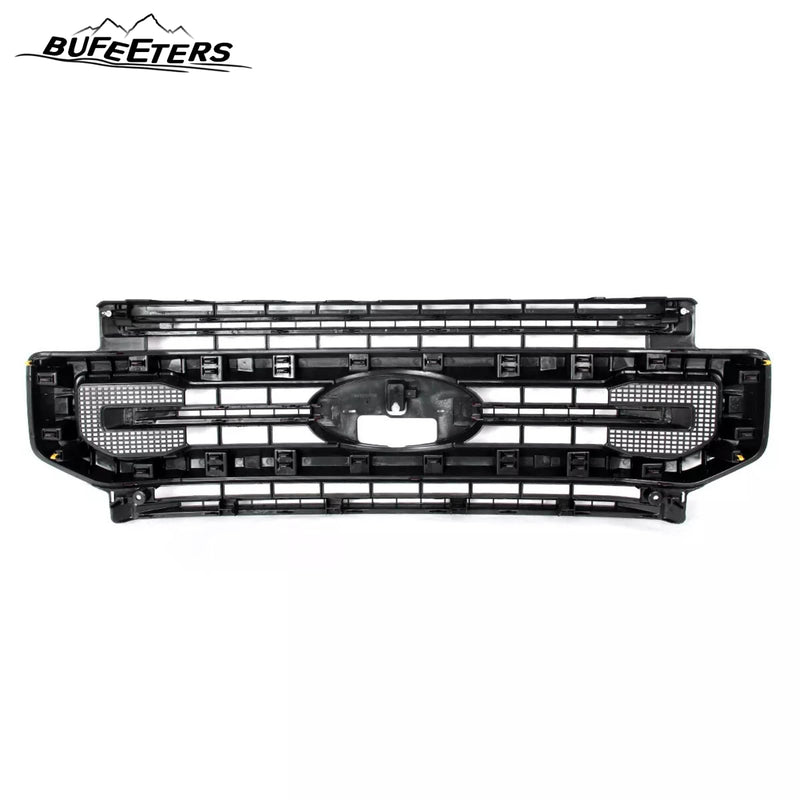 BUFEETERS Front Bumper Upper Grille Fit For 2020 2021 2022 F-250 F-350 F-450 F-550 Super Duty,Platinum Style,D4-Rapid Red&Matte Black