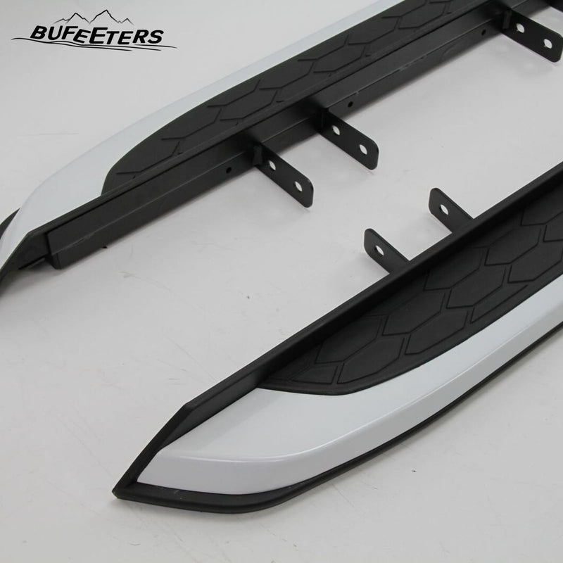 BUFEETERS  Side Step Running Board Nerf Bar Fit For 2017 2018 2019 2020 2021 2022 Honda CRV CR-V,Black&Silver