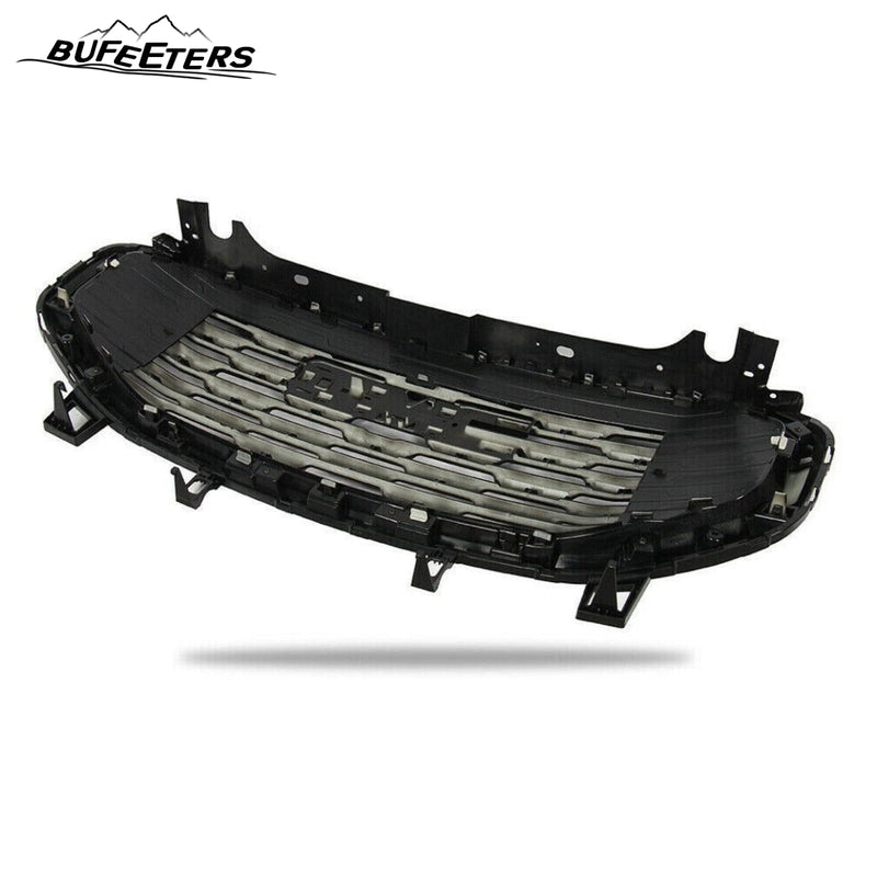 BUFEETERS Front Bumper Upper Grille Fit For 2018 2019 2020 2021 GMC Terrain,Denali Style,Gloss Black