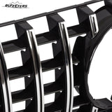 BUFEETERS   Front Bumper Upper Grille Fit For 2014 2015 2016 2017 Mercedes Benz E-CLASS C207 W207 Coupe,GTR Style,Chrome&Black