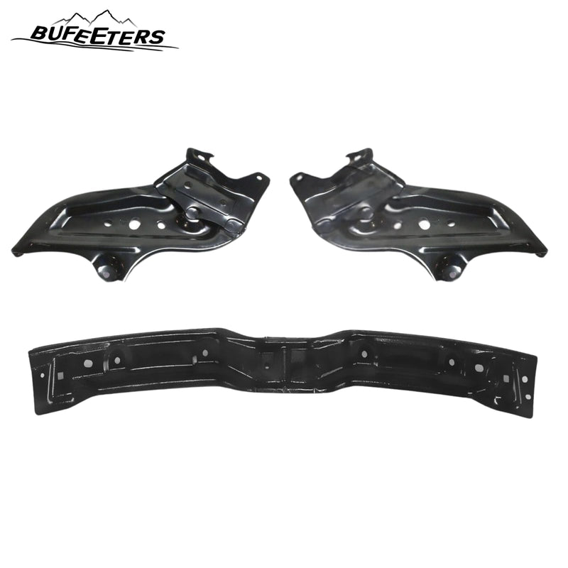 BUFEETERS  14PCS Front Bumper Grille Assembly Body Kits Fit For 2014 2015 2016 2017 2018 2019 Toyota 4Runner Limited,Factory Style,Black