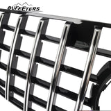 BUFEETERS Front Bumper Upper Grille W/Camera Hole Fit For 2016 2017 2018 2019 Mercedes Benz C292 GLE-CLASS Coupe,GT/Panamericana Style,Chrome&Black