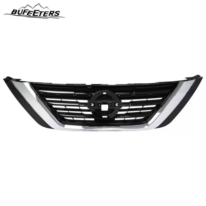 BUFEETERS  Front Bumper Upper & Lower Grille Fit For 2016 2017 2018 Nissan Altima Sedan,Mesh Style,Chrome&Black