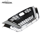 BUFEETERS  New Front Bumper Upper Grille Assembly Fit For 2019 2020 2021 Nissan Altima,Honeycomb Style,Chrome&Black