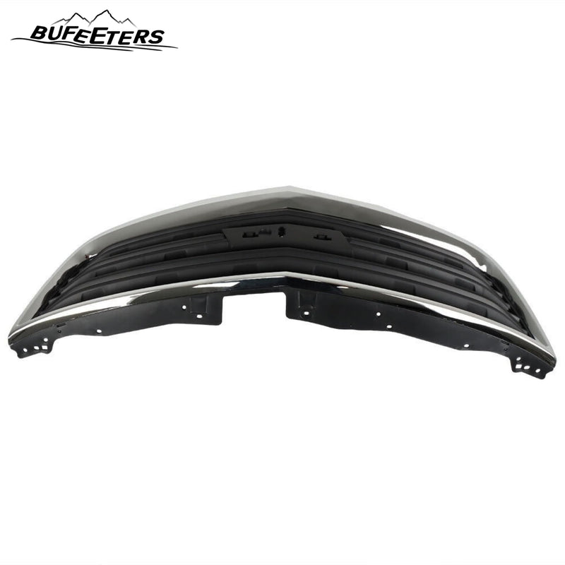 BUFEETERS  Front Bumper Upper Grille Fit For 2013 2014 2015 2016 2017 Chevy Chevrolet Traverse LS LT,
Mesh Style,Chrome&Black