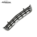 BUFEETERS  Front Bumper Lower Grille Fit For 2013 2014 2015 2016 2017 Chevy Chevrolet Traverse,Honeycomb Style,Chrome&Black