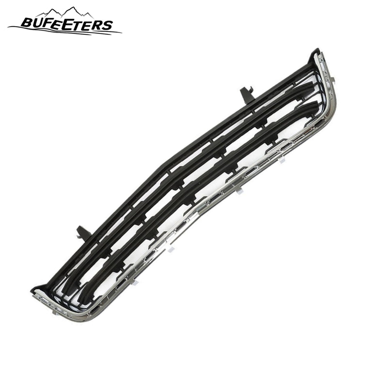 BUFEETERS  Front Bumper Lower Grille Fit For 2013 2014 2015 2016 2017 Chevy Chevrolet Traverse,Honeycomb Style,Chrome&Black