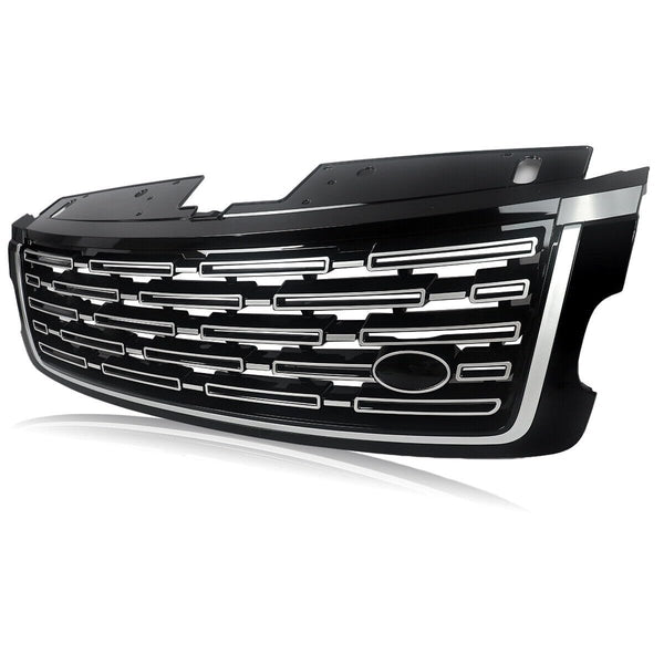 Black Front Grill Grille Fit For Land Rover Range Rover Vogue L405 2013 2014 2015 2016 2017