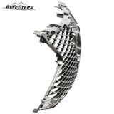 BUFEETERS  Front Bumper Grille Assembly Fit For 2015 2016 2017 Lexus NX200t,OE Style,Painted Silver Shell and Insert