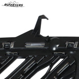 BUFEETERS Front Bumper Upper & Lower Grille Set Fit For 2016 2017 Chevrolet Equinox,Chrome&Black