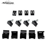 BUFEETERS  Front Radiator Grille Grill Assembly Fit For 2018 2019 2020 Ford F-150,Honeycomb Style,Ruby Red Metallic&Black