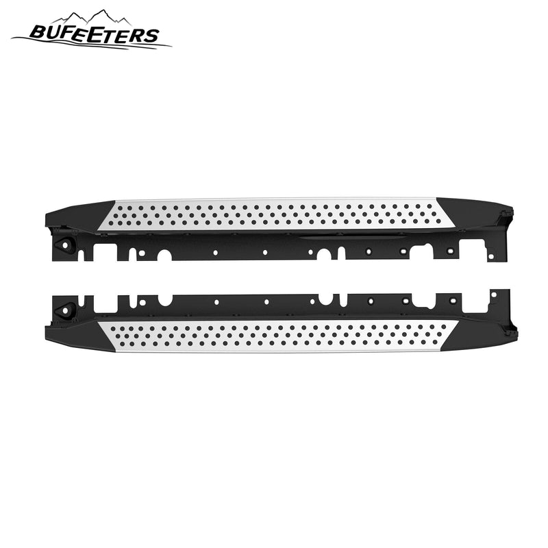 BUFEETERS Side Step Running Board Nerf Bar Fit for 2007 2008 2009 2010 2011 2012 2013 BMW X5,OE Style,Black&Silver