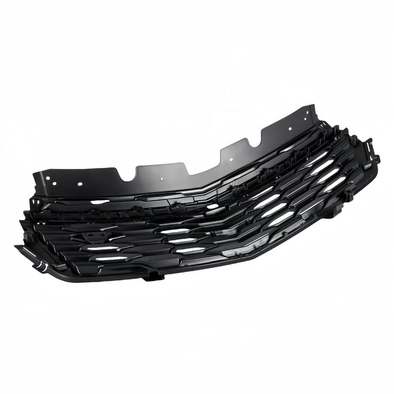 BUFEETERS   Front Bumper Upper Grille W/Trim Fit For 2022 2023 Chevy Equinox,RS Style,Gloss Black